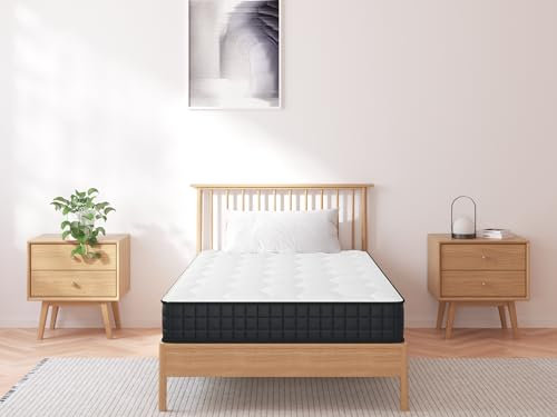 Buartttbear Matelas Mousse 90x190 Epaisseur 12CM,Doux,Confortable,Respirant,Emballage sous Vide (90x190x12CM)