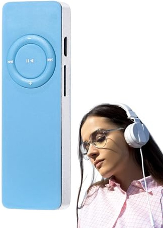 MP3 Music Player - Lettore audio ricaricabile con altoparlante incorporato | di gioco lungo, grande archiviazione, supporta una scheda di memoria da 32 GB, attività all'aperto