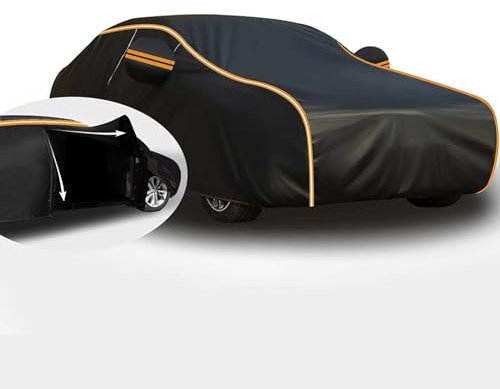 Car Cover für Dodge Ram 1500 2009-2025, Autoabdeckung Wasserdicht mit Seitentüren, Autoplane, Autoabdeckung Outdoor All Weather
