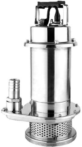 JMbpkduHs 220v 380v 304 Pompa Sommersa in Acciaio Inox - Pompa Sommersa per Acque Reflue - Pompa da Taglio - Utilizzabile con Sfere Galleggianti,Clearwater-0.25KW