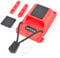 UAYESOK Radio Holder Belt Clip Universal Walkie Talkie Holster for Duty Belt Tactical Police Handheld Radio Pouch Case for Kenwood Motorola Baofeng Quansheng Icom Midland Two Way Radio (Red)