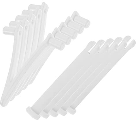 COOPHYA 20juegos Clips De Acoplamiento v para Piscinas Repuesto para Accesorios De Limpieza Clips De Bloqueo para Cepillos y Dispositivos De Aspiración Compatible Skimmers y Accesorios De