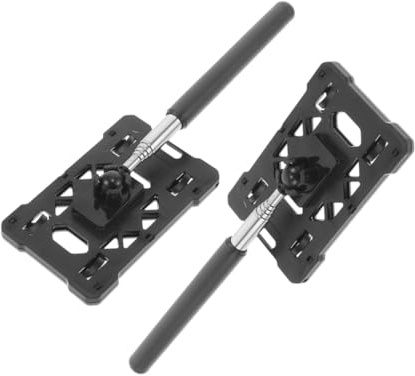Toddmomy 2 Pièces Tige Télescopique Porte-Carte pour Voiture Support Extension Pratique pour Accès Carte De Parking Et Péage Portable