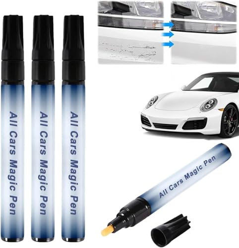 All Cars the Magic Pen Magic Car Scratch Removal Pen Auto Paint Scratch Remover Weatherproof Touch up Paint Pen, Quick Fix for Scratches and Damage, Easy to Use, Fits All Car Colors (1)