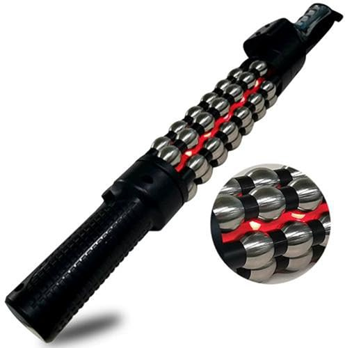 Masseur à Rouleaux électriques Avec Lumière Rouge - Température à 3 Vitesses Et Réglages En Rotation - Musculaires à La Main Pour Soulagement De La Douleur à L'épaule Et Relaxation Du Corps Complet