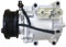 Compresor de aire acondicionado compatible con Ford Focus Mk1 Fiesta Mk5 MONDEO Mk3 Mazda 2 1779107 1BYU19D629AA 1S7H19497AA 1S7H19497AB