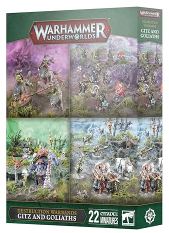 Games Workshop - Warhammer Underworlds: Destruction Warbands - Gitz and Goliaths (4 Warband Pack)