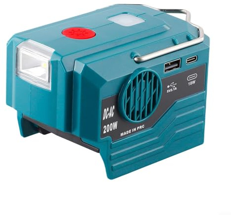 200w to Converter Dc Power Ac Inverter Power Led Display for Bosch Bat622 for Dcb200/dcb203 for Makita Bl1830/bl1840 Battery 18v Having (FOR BL1830 Battery)