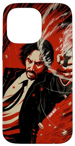 John Wick Illustriertes Poster Hülle für iPhone 14 Pro Max