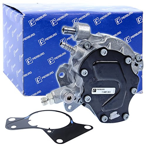 PIERBURG 7.24807.18.0 Unterdruckpumpe mit Dichtung mechanisch Kompatibel mit VW Transporter T5 Bus 7HB, 7HJ, 7EB, 7EJ, 7EF, 7EG, 7HF, 7EC 070145209F 070145209J 070145209H Diesel