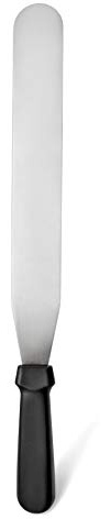 New Star Foodservice 38101 Straight Icing Spatula, 12-Inch Blade, 17-Inch Overall, Silver