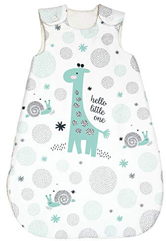 bebe-jou design 189539 Ganzjahresschlafsack mit Tencelfüllung 70 cm, grün