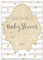Baby Shower Invitations - Pack of 10 Baby Invite Cards Neutral Design Perfect For Boy or Girl baby showers No Envelopes Included (BSICG)