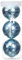Chromax Metallic M5 farbige Golfbälle (3 Stück Röhre), Blau