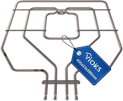 VIOKS Bosch Balay Constructa Viva Siemens - Spirale riscaldante per forno, 230 V, ricambio per calore superiore Bosch 00773539 & 00471369 EGO 20.25899.000