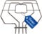 Elemento calefactor de repuesto para 00773539 773539, calentador superior para horno Siemens/Neff/Constructa/Balay