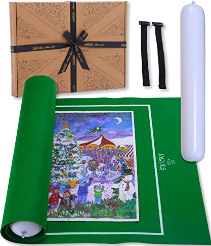 Jigsaw Mat 1500 Pieces | Puzzle Mat Age 3+ for Jigsaw Accessories | Foldable Jigsaw Puzzle Roll | Jigsaw Roll Mat | Jaques of London
