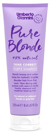 Umberto Giannini Violet + Kamillenblütenblond, Farbton-Shampoo, vegan, tierversuchsfrei