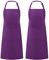 Syntus 2 Schürzen, violett, One size