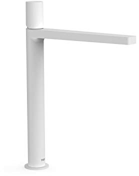 Tres Exclusiv Project-Tres Extra Hohe Waschtisch Einhebel Armatur weiss matt 211.803.02.BM