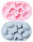 TheStriven 2 Stück Osterei Backform Ostern Silikonform Ei Osterhase Kaninchenform Kuchenform 3D Seifenform Silikon Schokoladenform Hitzebeständig Osterei Silikon Schimmel Wird Seife Schimmel Osterdeko