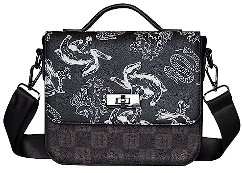 Harry Potter Wizards Unite - Hogwarts Houses Unisex Handtasche allover