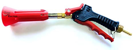Sprühpistole aus Messing, Turbo 400 mm, lange Reichweite und einstellbarer Durchfluss. Zur Anwendung von funktionierenden Herbiziden und Insektiziden.