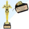 KDO MAGIC - Trophée Personnalisable - Statuette dorée personnalisée - Gravé avec Texte - Cadeau fête des pères, noël, Retraite, Homme