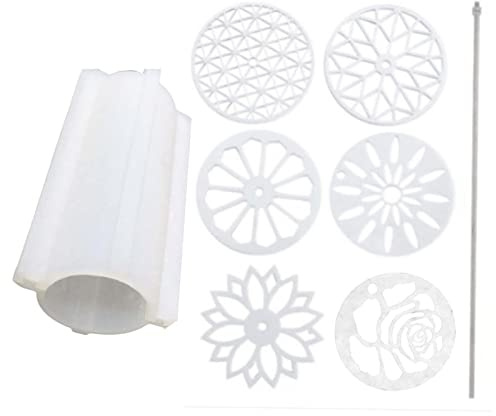 LOVIVER Seifenform, Silikonform mit langem, Kaleidoskop durch Designs, reißfest, für Weihnachtshandwerk, Seife, Dekorationen,
