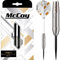 McCoy Darts D6058 Shark | Premium 90% Wolframstahl Spitze Dartpfeile Set | Silber 26g