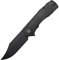 Petrified fish PFP03 Victor Klappmesser, 3.58 K110 Stahl Klinge Micarta Griff EDC Taschenmesser (Black Micarta)