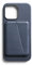 Bellroy Mod Hülle + Brieftasche für iPhone 14 Plus - (Leder-Handyhülle, Slim Card Holde) - Blue Stone