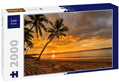 Lais Puzzle Sonnenuntergang am fidschianischen Strand 2000 Teile