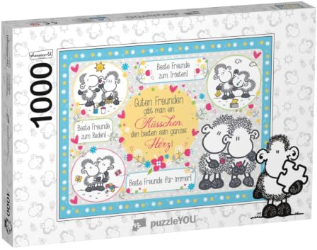 puzzleYOU: Puzzle 1000 Teile „Beste Freunde für Immer“