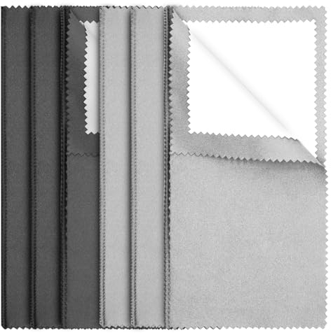 6 paños para pulir plata, paños para pulir joyas, paño limpiador de joyas de plata, paño de limpieza de plata de doble cara para joyas de plata de ley, oro y platino, paño de limpieza de plata