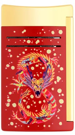 S.T. Dupont Maxijet Dragon Burgundy Golden 020176