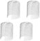 DOETYD 4 Pcs Gutter Guards Aluminum Down Pipe Protectors Expandable Leaf Filter Strainer for Keeping Gutter Downpipes Clear of Blockages from Leaves, Debris, Moss
