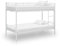 Homgoday Etagenbett weiß Metall 90x200 cm Betten & Bettrahmen Möbel