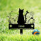 Pierre tombale personnalisée pour Animaux de Compagnie, Pierre tombale sculptée sur Mesure, Hommage funéraire Personnalisable pour Chat ou Plaque gravée funéraire pour animaux de compagnie motif