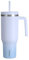 Hydrapeak Voyager 40 Oz Stainless Steel Tumbler with Handle, Insulated Water Bottle With Straw & Lid, Cupholder Friendly Reusable Travel Mug (ICED-OMBRE-Polar)