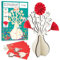 Geldgeschenk Verpacken : Schöne Blumenvase aus Holz als Geldgeschenke Verpackung – Geburtstagskarte Geldgeschenk – Geldbaum und Geldhalter für Geburtstag, Hochzeit und Weihnachten – Inovida