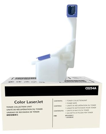 HEMEINY CE254A Resttonerkartusche kompatibel mit HP Color Laserjet 2550 CM3530 CP3525 Pro M570 Enterprise M551 M575 Druckern