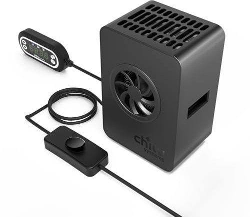 Chitu Systems Upgraded 3D Printer Mini Heater-Versatile Temperature Control, Easy Installation,Quiet Operation, High-Performance Fan&Overheat Protection-Works for Most LCD 3D Printers