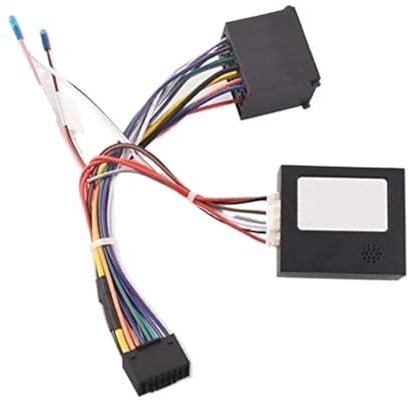 MEXWLOP Adaptateur de câble de Faisceau de câblage stéréo d'autoradio Android 16 Broches, for BMW, E46 série 3 E39 série 5 E53 X5 câble Adaptateur autoradio