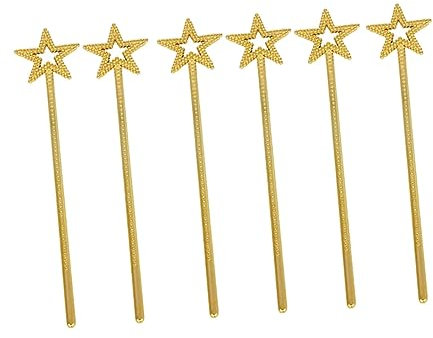 JOINPAYA Party-Set 6-teilig Pentagramm-feenstäbe Für Jungen Und Mädchen Cosplay
