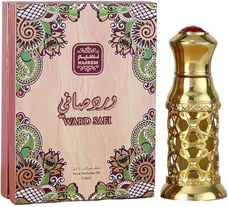 SERENA'S® Ward Safi Perfume Oil 6ml - Alcohol-Free Arabian Fragrance with Rose, Sandalwood & Musk | Long-Lasting Eau De Parfum for Men & Women