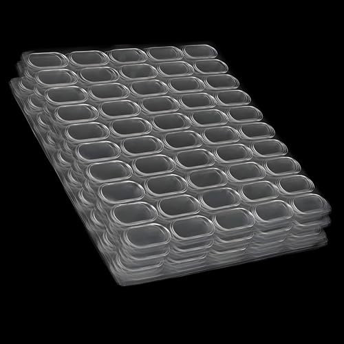 Klebepunkte Doppelseitig Transparente 600 STK Kleine Doppelseitige Klar Abnehmbar Selbstklebende Klebepunkte Aufkleber für Heim 13x8mm