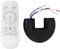 Cpolebev Universal Ceiling Fan Remote Control Kit Replacement, 3-Speed & Timing, Remote Replacement for AC Ceiling Fan Light