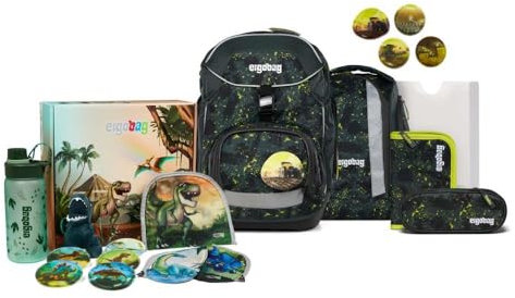 ergobag Pack Jumbo Edition Schulrucksack Set 7tlg. inkl. Fan-Box (MähdreschBär)