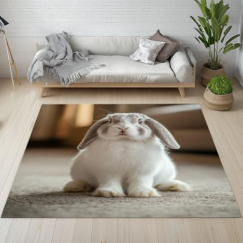 Dpvbffx Haustier Kaninchen Fußmatte 40x60 cm